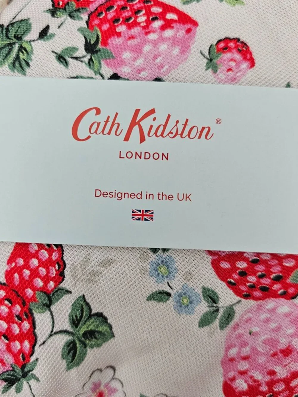 Cath Kidston London New Cottagecore Strawberry Heart-shaped Throw Pillows Set